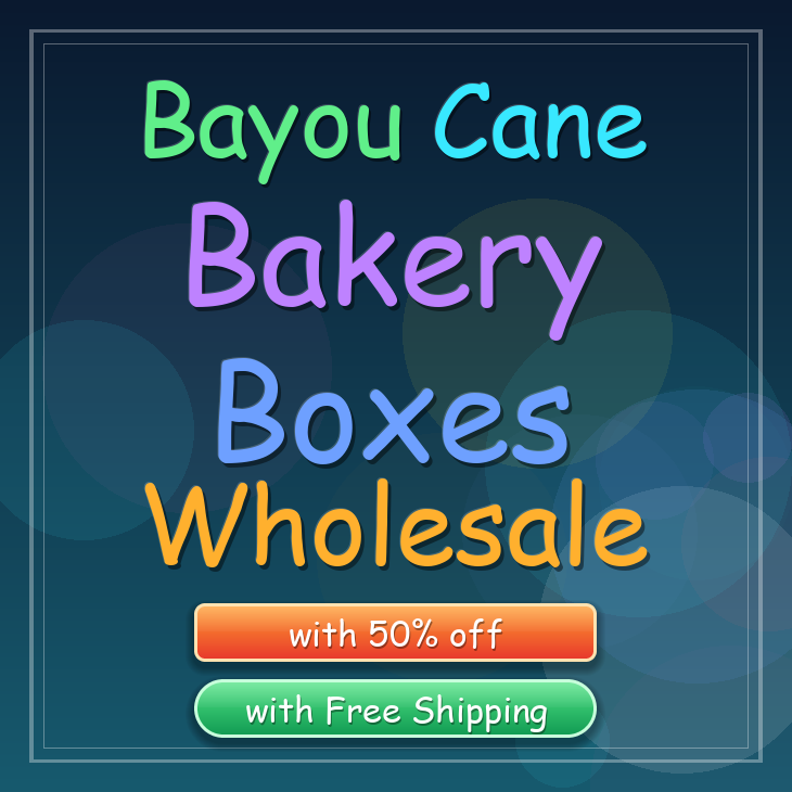 Bayou Cane bakery boxes