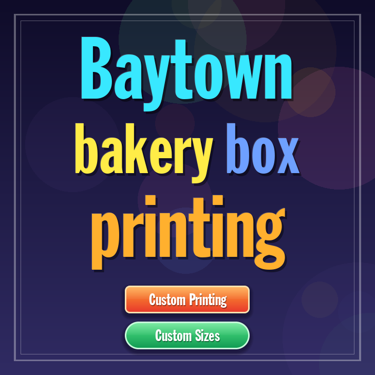 Baytown bakery box printing