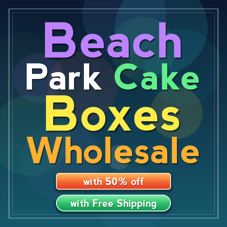 Beach Park cake boxes