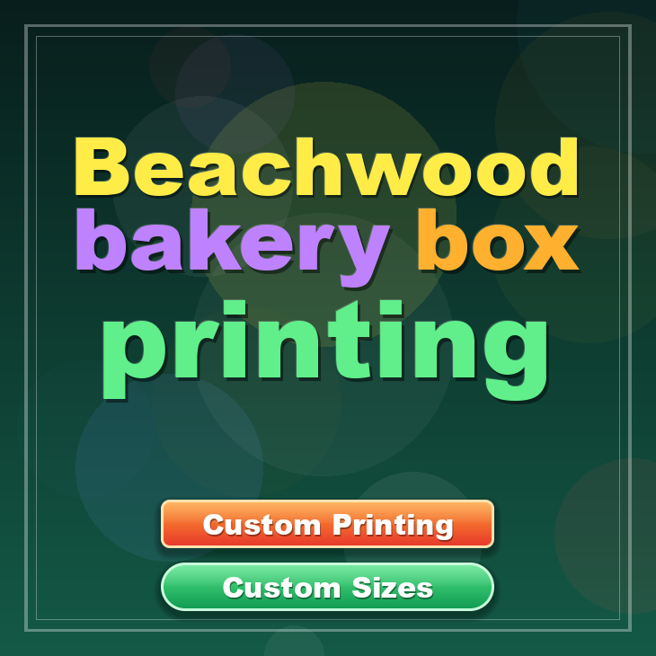 Beachwood bakery box printing