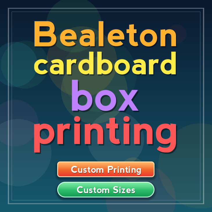 Bealeton cardboard box printing