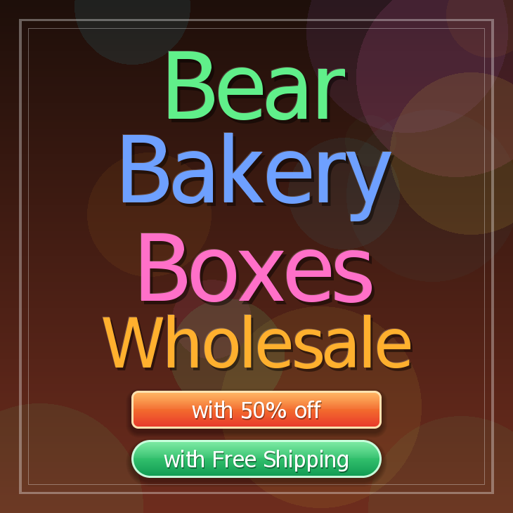 Bear bakery boxes
