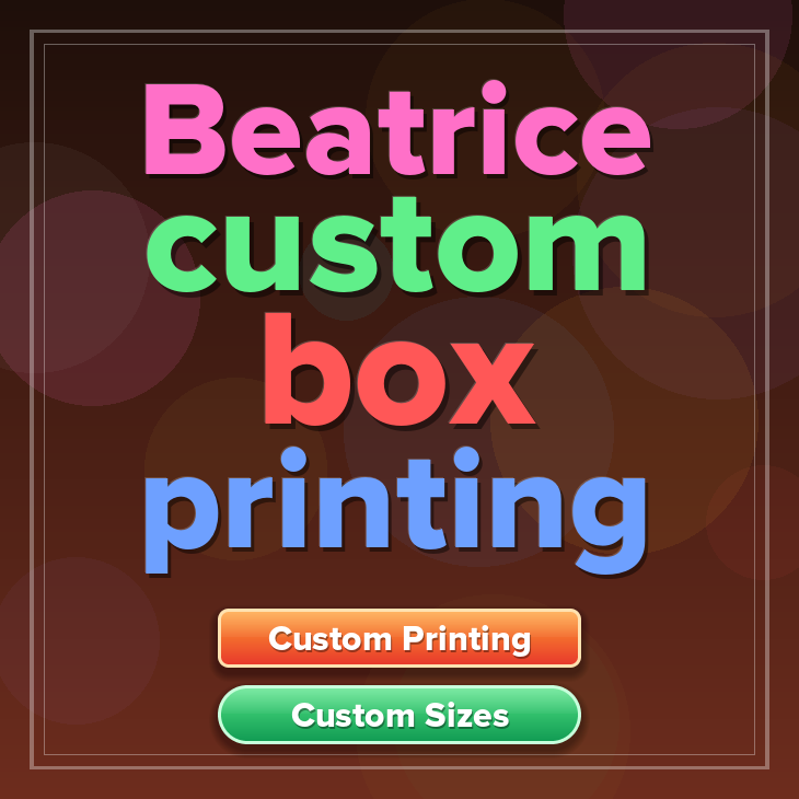 Beatrice custom box printing