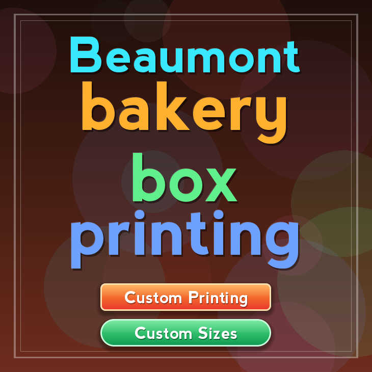 Beaumont bakery box printing