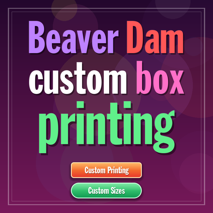 Beaver Dam custom box printing
