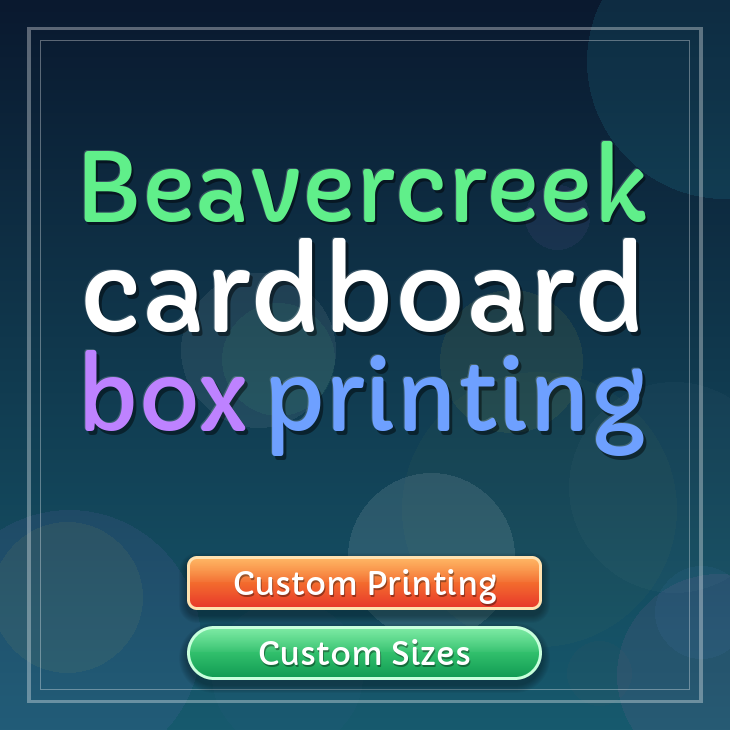 Beavercreek cardboard box printing