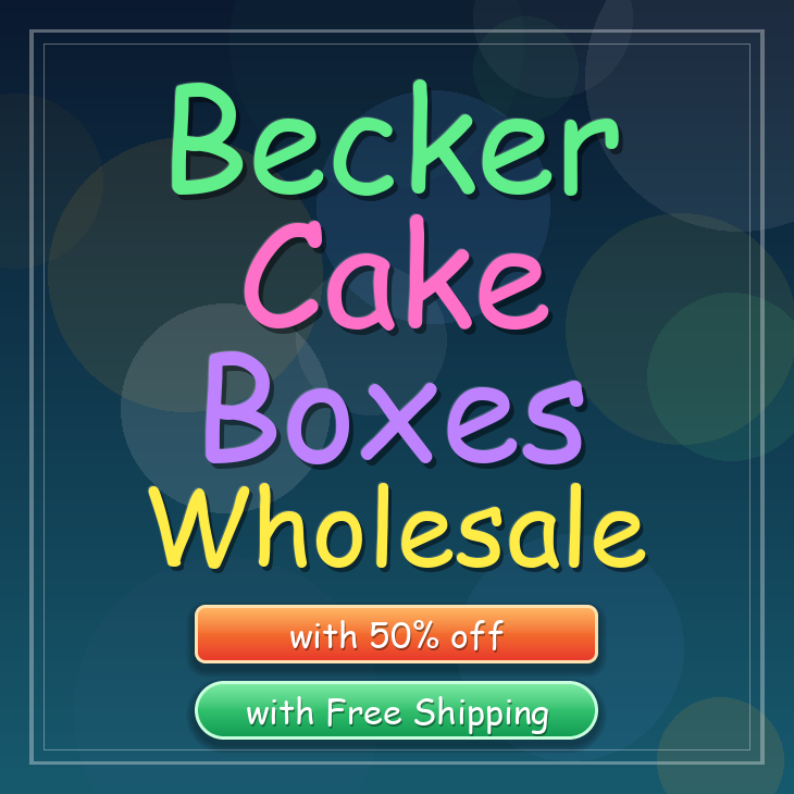 Becker cake boxes