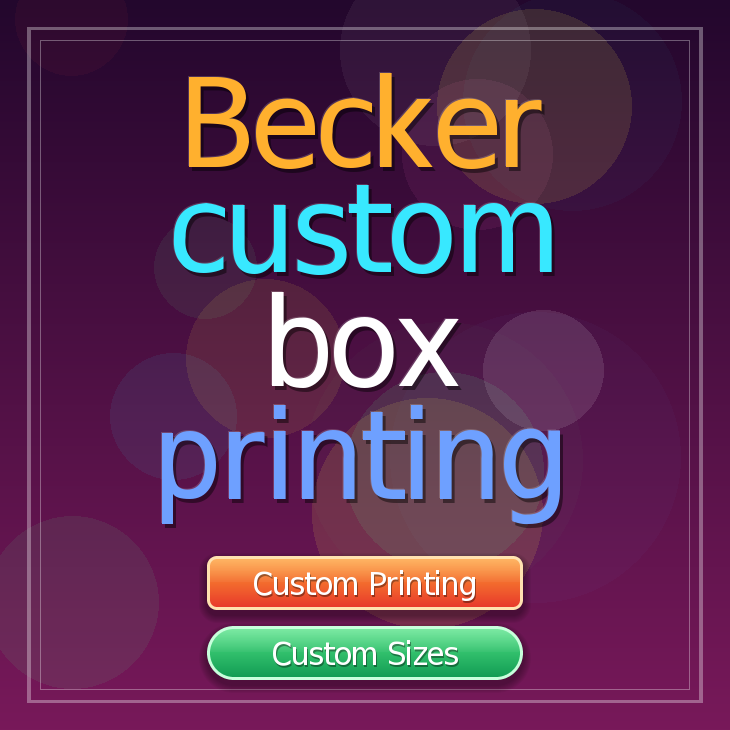 Becker custom box printing
