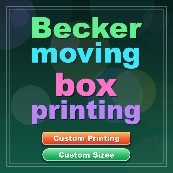 Becker moving box printing