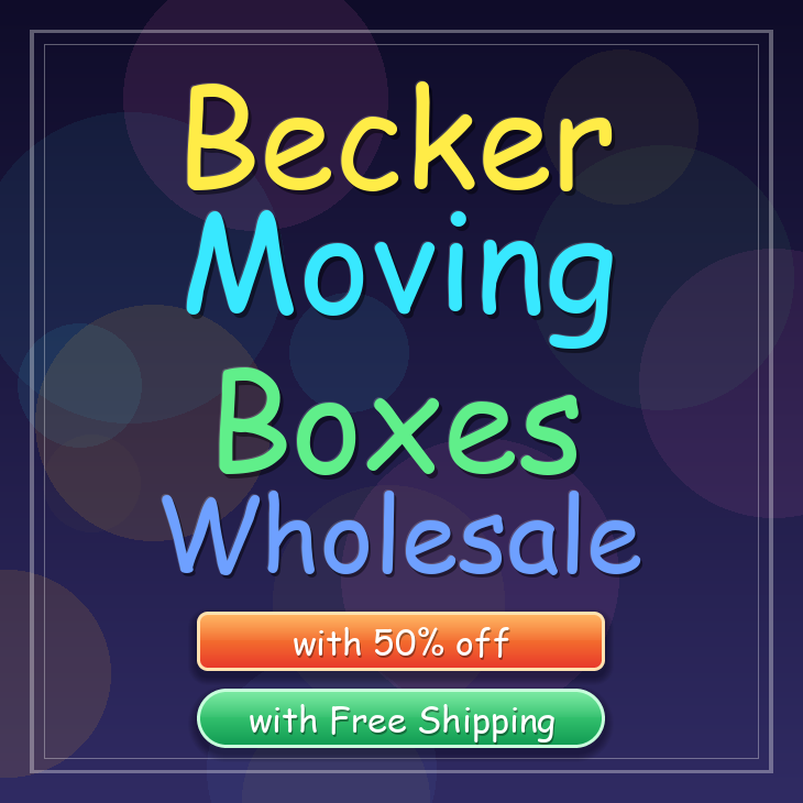 Becker moving boxes