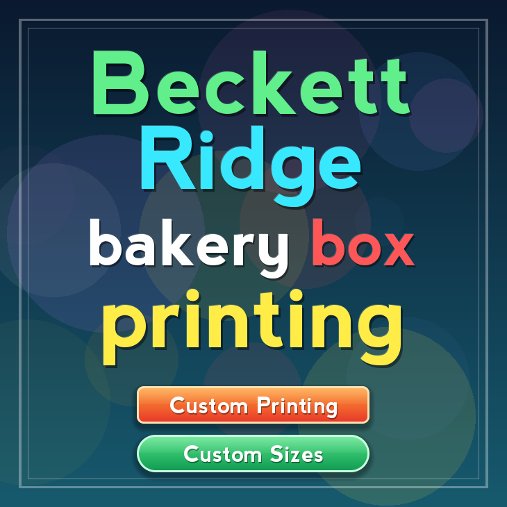Beckett Ridge bakery box printing
