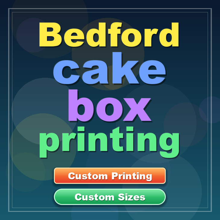 Bedford cake box printing