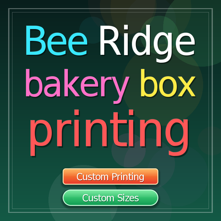 Bee Ridge bakery box printing