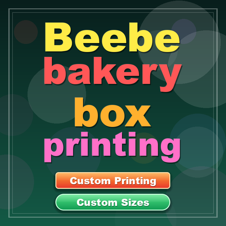 Beebe bakery box printing