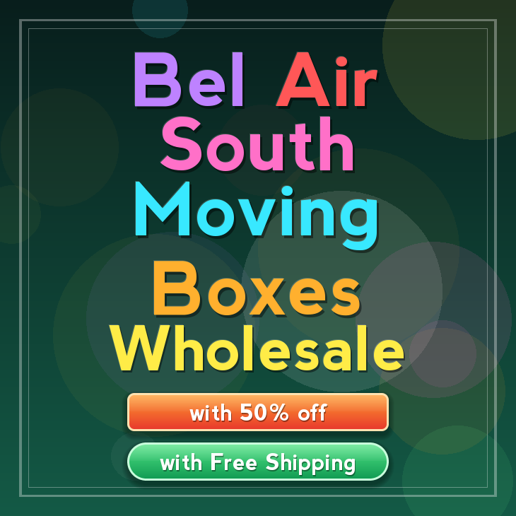 Bel Air South moving boxes