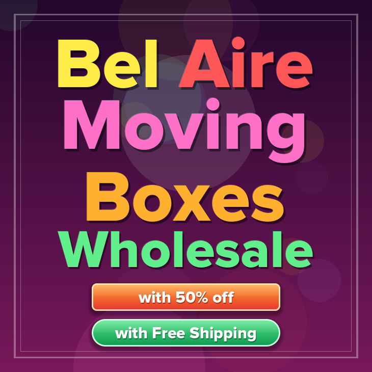 Bel Aire moving boxes