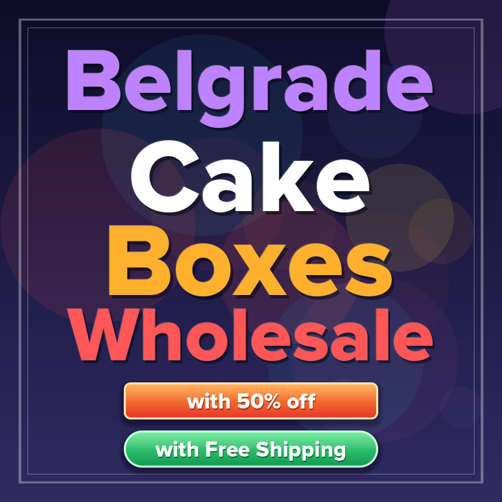 Belgrade cake boxes