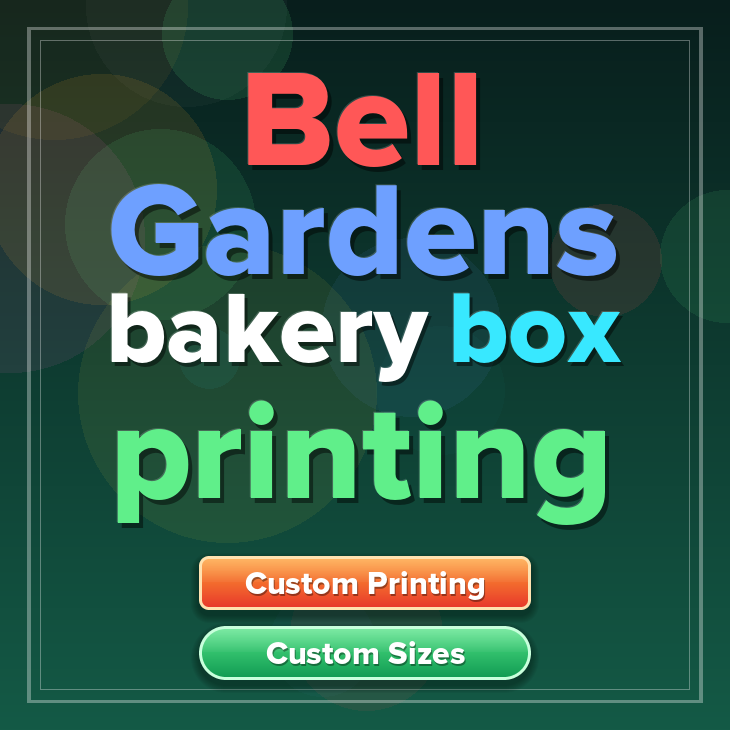 Bell Gardens bakery box printing