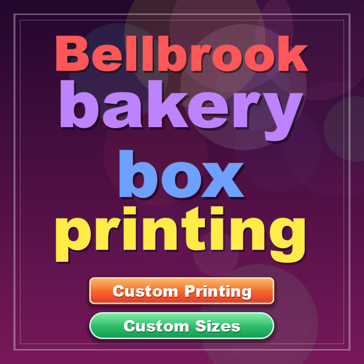Bellbrook bakery box printing