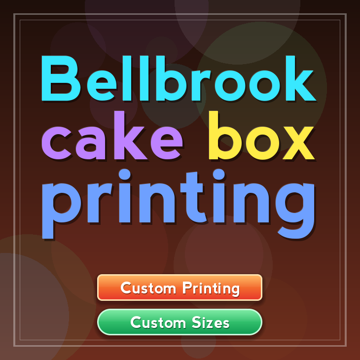 Bellbrook cake box printing