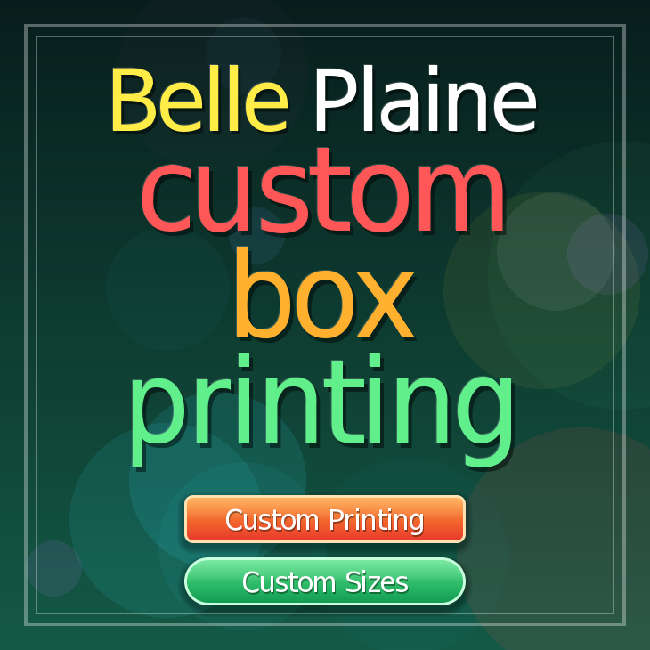 Belle Plaine custom box printing
