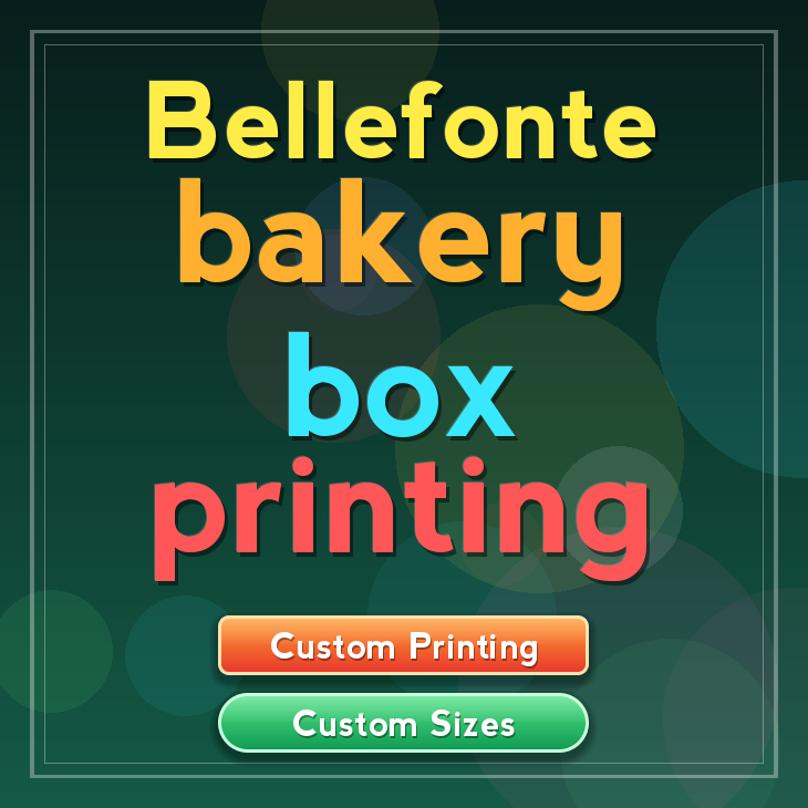 Bellefonte bakery box printing