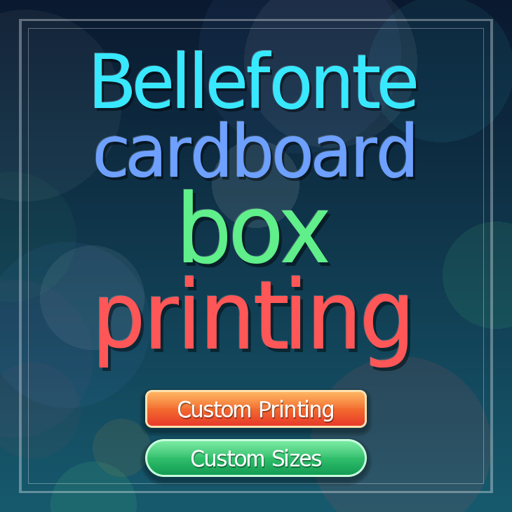 Bellefonte cardboard box printing