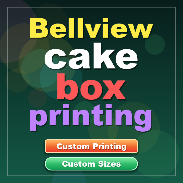 Bellview cake box printing