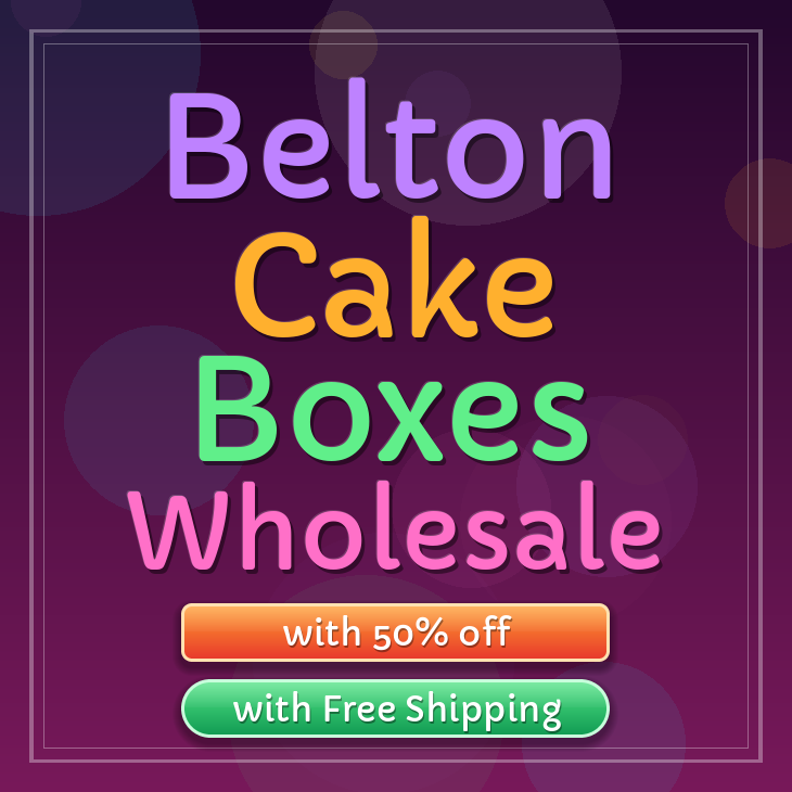 Belton cake boxes