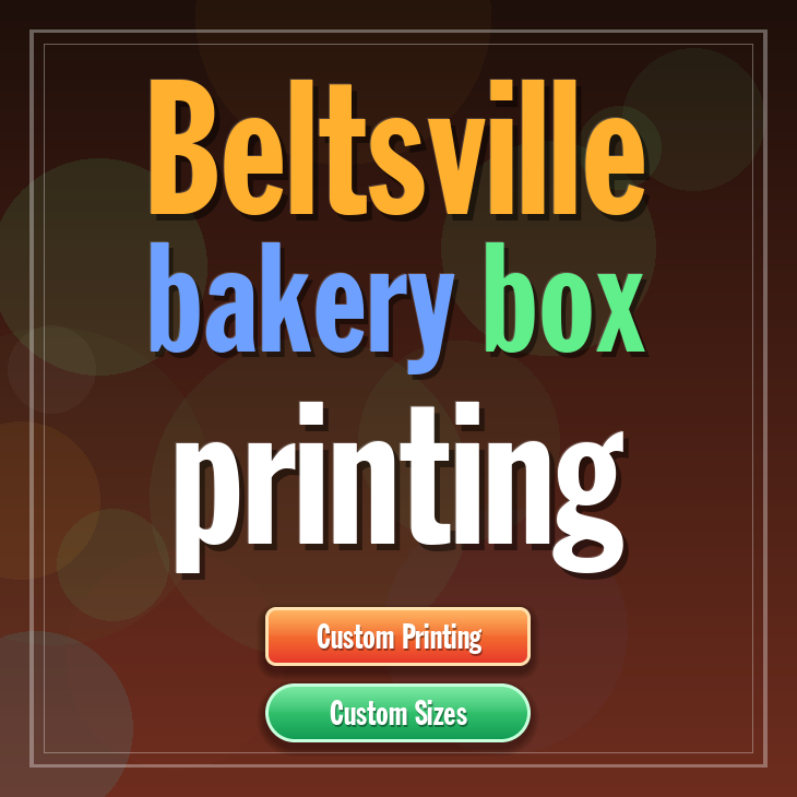 Beltsville bakery box printing