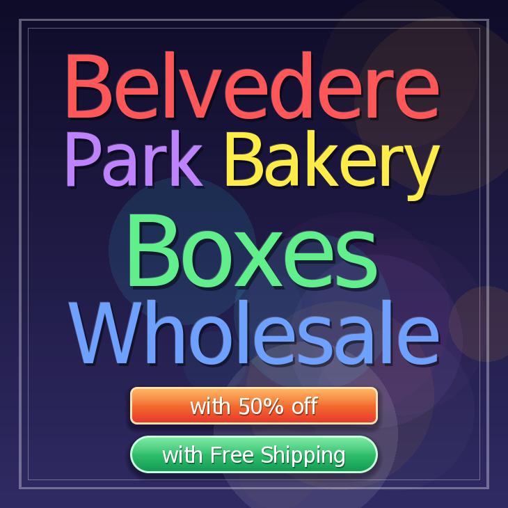 Belvedere Park bakery boxes