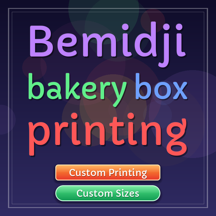 Bemidji bakery box printing