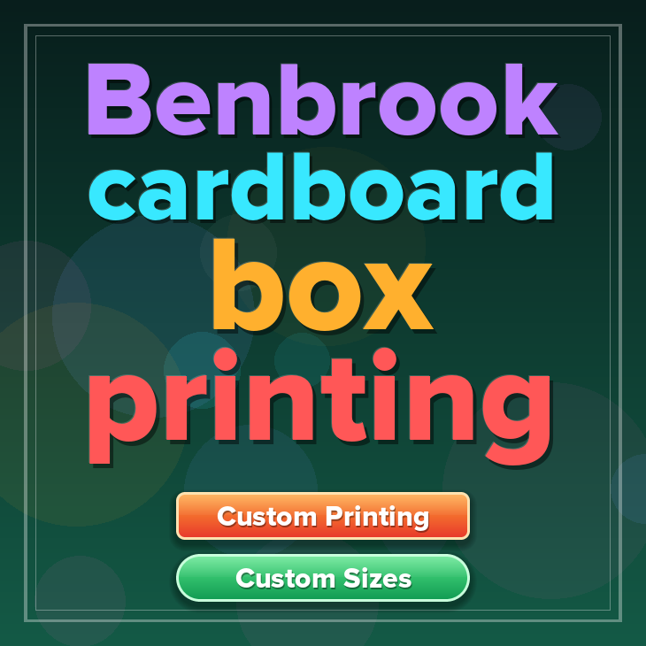 Benbrook cardboard box printing