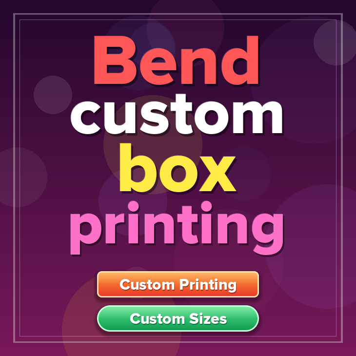 Bend custom box printing