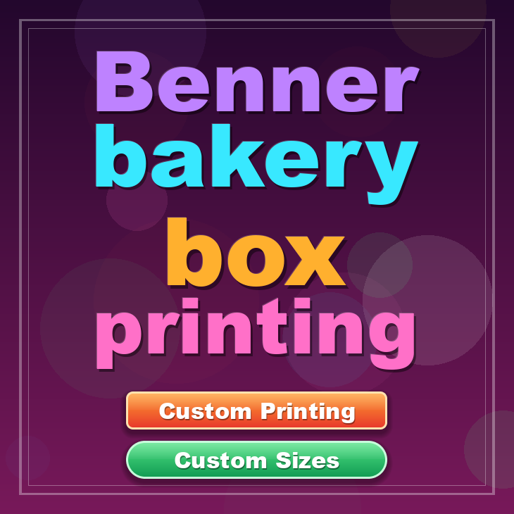 Benner bakery box printing