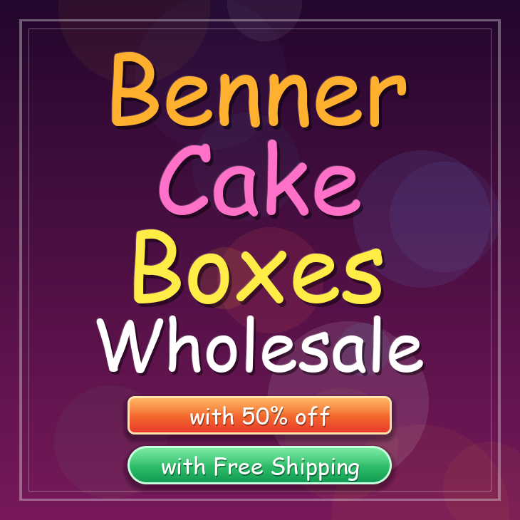 Benner cake boxes