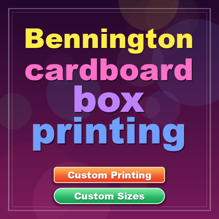 Bennington cardboard box printing