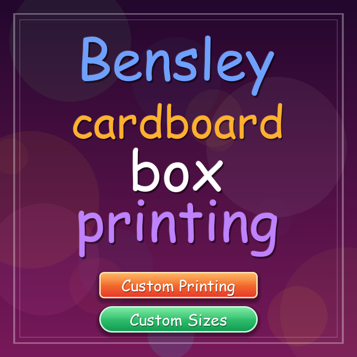 Bensley cardboard box printing