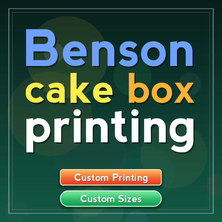 Benson cake box printing
