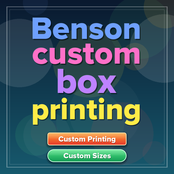 Benson custom box printing