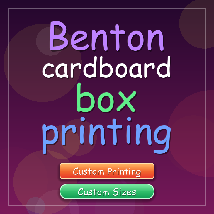Benton cardboard box printing