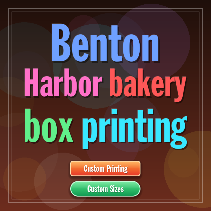 Benton Harbor bakery box printing
