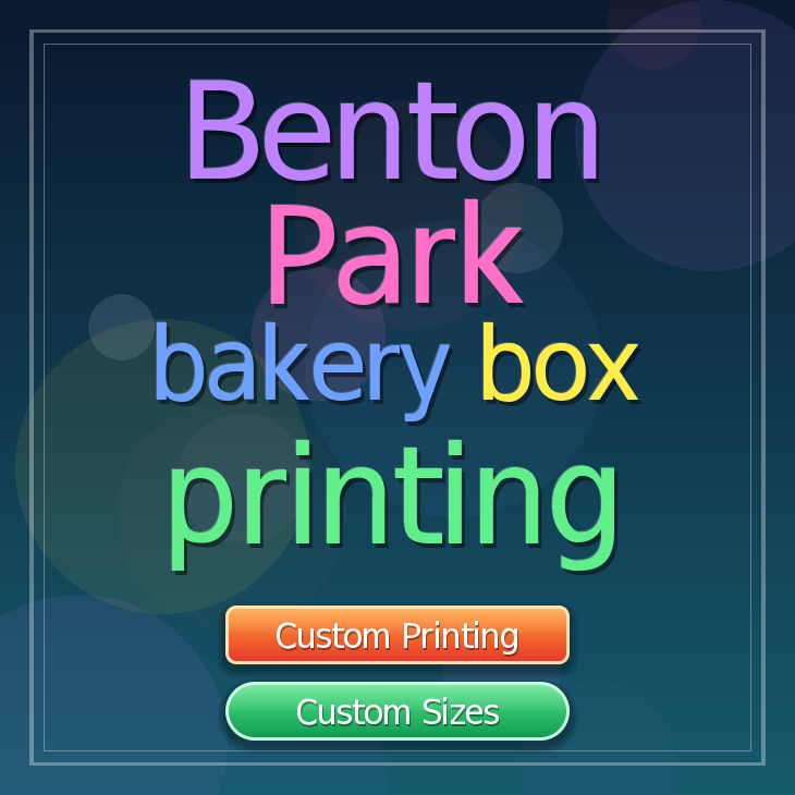 Benton Park bakery box printing