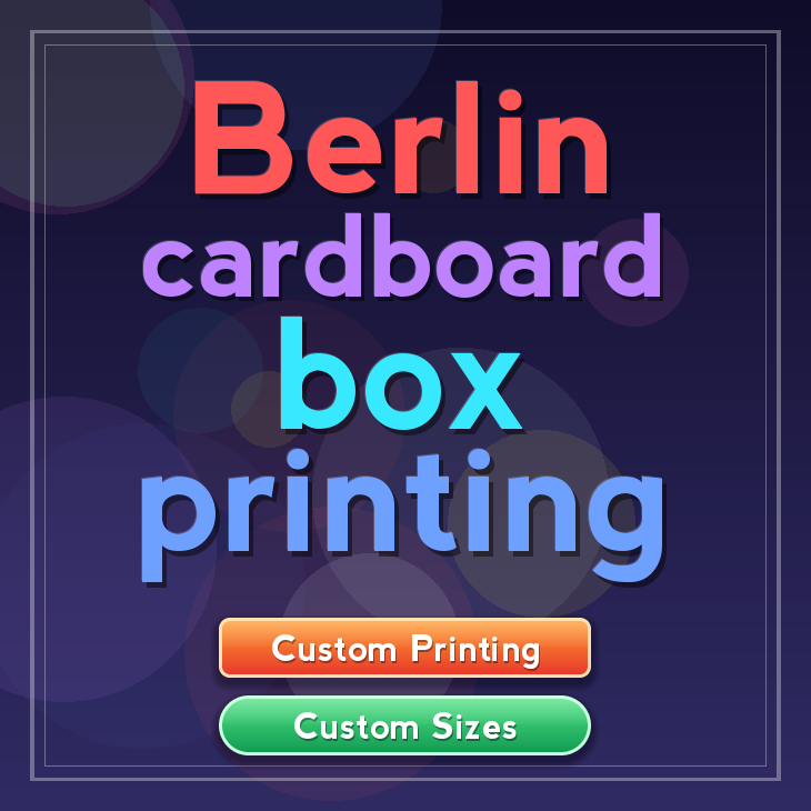 Berlin cardboard box printing