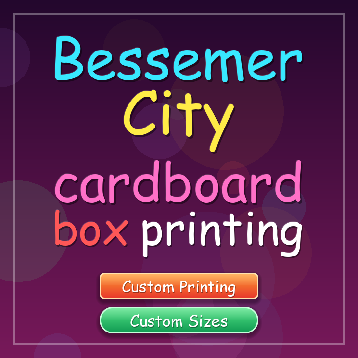 Bessemer City cardboard box printing