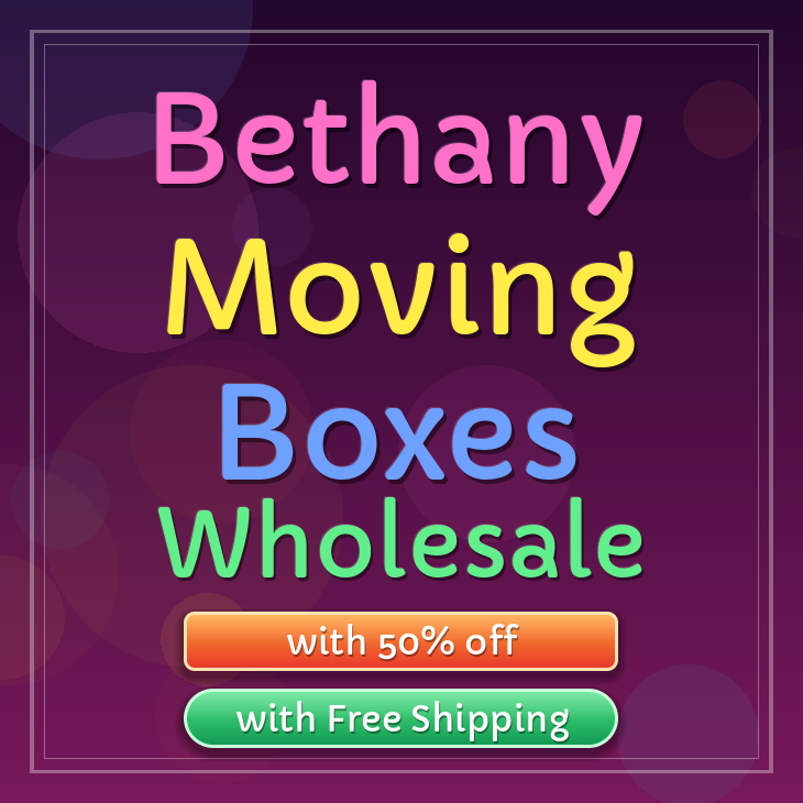Bethany moving boxes