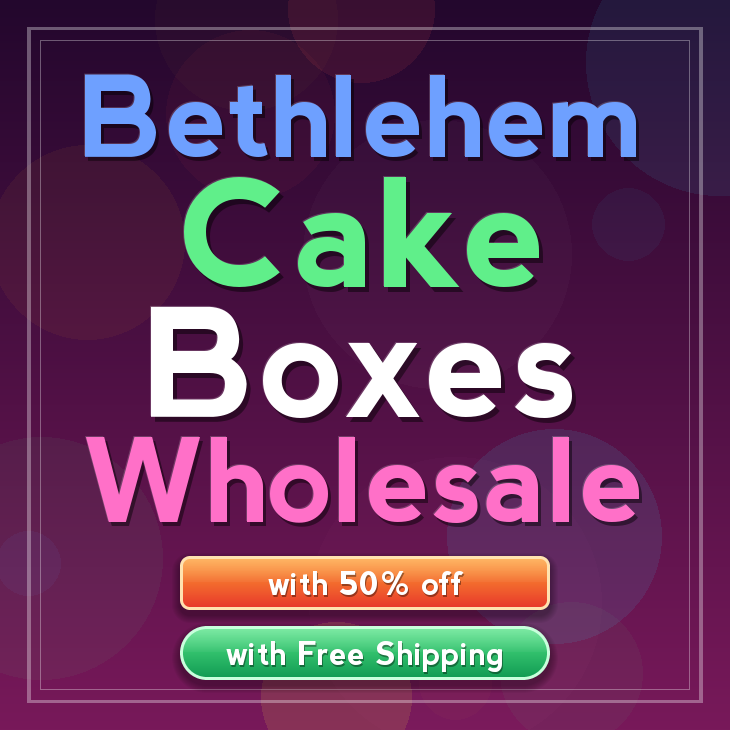 Bethlehem cake boxes