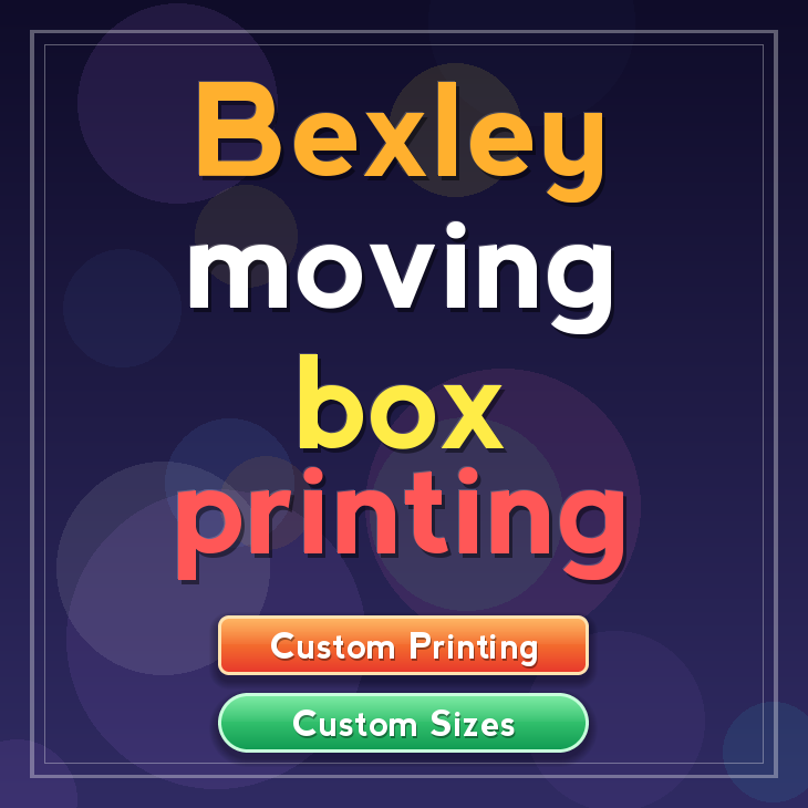 Bexley moving box printing