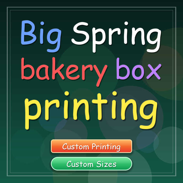 Big Spring bakery box printing