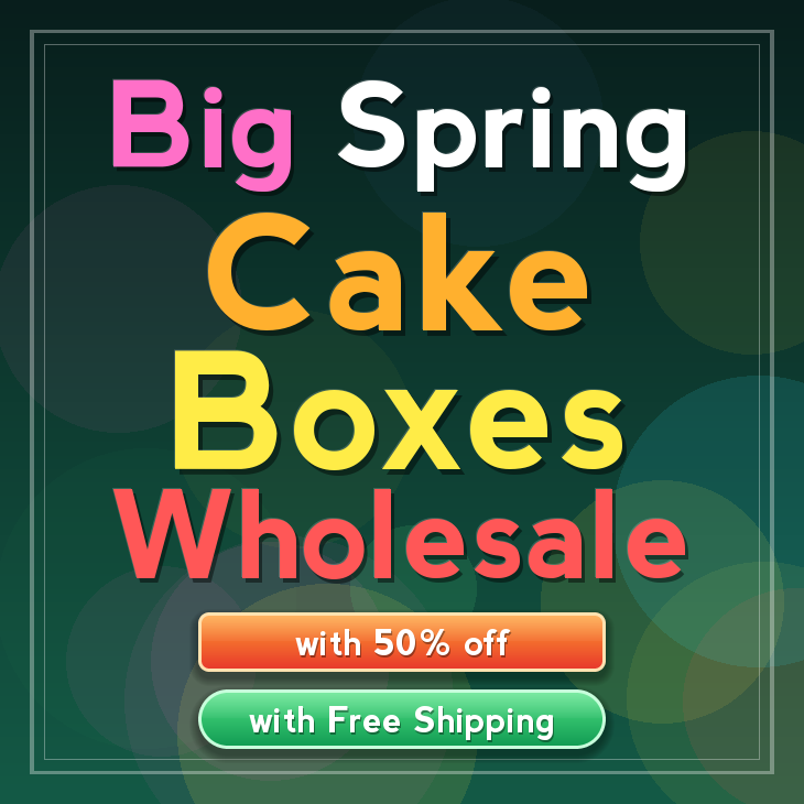 Big Spring cake boxes